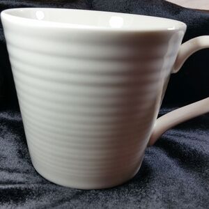 Royal Doulton Gordon Ramsay Maze MUGS 12 oz Cup White with Ribbed Line Design